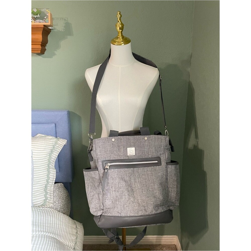 Ergobaby Baby Diaper Bag Backpack Gray